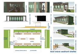 bexhill seafront shelter - sheet 2